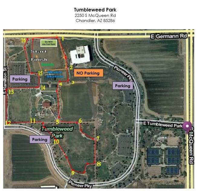 Tumbleweed Park Map